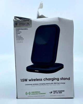 Soporte de carga inalámbrico universal Mophie - 15 vatios de carga rápida para certificación Qi Foto 1 de 3