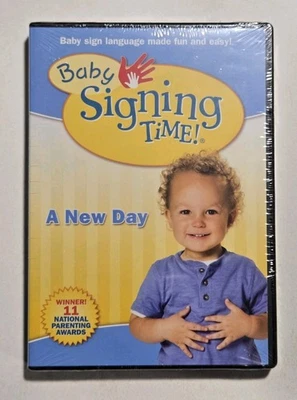 Baby Signing Time! Volume 3 - A New Day DVD -- NEW! SEALED!! — 第 1/4 张图片