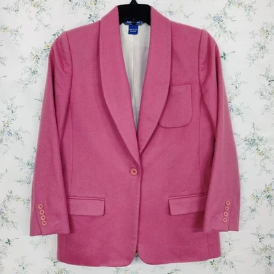 Blazer para mujer Austin Reed cachemir rosa intenso talla 10 hecho en EE. UU.  Foto 1 de 4