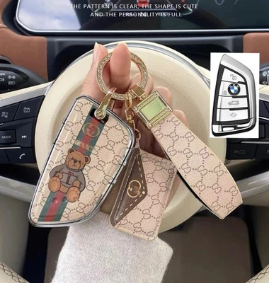 Car Protection Key Fob Cover Case Shell for BMW 2 3 5 6 7 Series X3 M5 530i X5 - Image 1 of 4