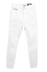 Tommy Jeans Frau Weiß Sylvia T Hoch Hr Toll Skinny High Rise White - Bild 1 von 9