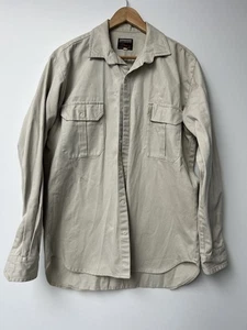 Vintage Thomas Cook Aus Made Cotton Blend Size XL Khaki Beige Heavy Work Wear - Picture 1 of 12