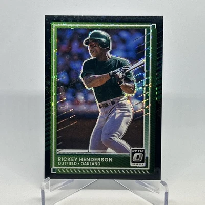 Círculos ópticos Rickey Henderson 2025 Panini Donruss #7 — Oakland Athletics Foto 1 de 4