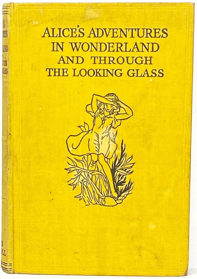 1920 ALICE IN WONDERLAND Antique FIRST EDITION Adventures ART DECO carroll RARE - image 1 of 4