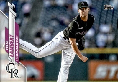 2020 Topps Update #U-253 Peter Lambert Advanced Stat #/300 - Image 1 of 2