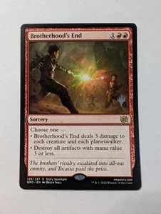 Brotherhood's End - Promo Pack: The Brothers' War - (128) - NM - Picture 1 of 2