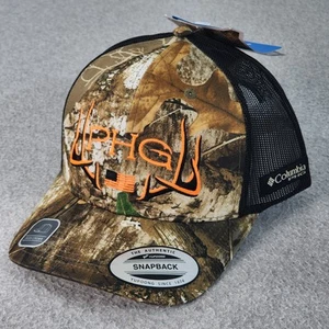 Columbia PHG Realtree Edge Hat Adult Camo High Crown Hunting Snapback Trucker - Picture 1 of 18