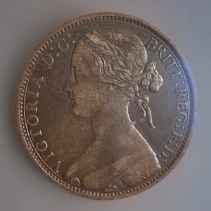 Victoria 1870, Penny - Picture 1 of 2