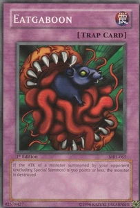 B315 YUGIOH TRAP CARD EATGABOON MRL-065 - Picture 1 of 1