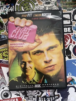 Fight Club DVD 1999 Starring Brad Pitt, Edward Norton, Helena Bonham Carter - Image 1 of 4