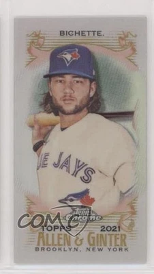 2021 Topps Allen & Ginter Chrome Mini Bo Bichette #61 - Image 1 of 2