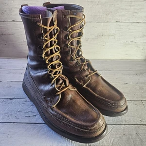 WC Russell Moccasin Co Botas De Colección Para Hombres 14 AA Tirador de Pájaros Pato Caza Vibram - Imagen 1 de 13