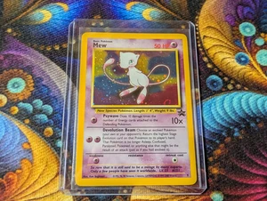 Holographic Mew Pokemon Card Black Star Promo Holo - Picture 1 of 2