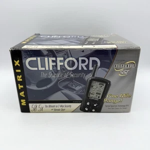 Original Clifford Responder SST 50.5X 2-WAY Remote Start Car Security Alarm - Picture 1 of 13