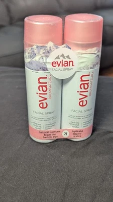 Evian Facial Spray Mineral Water 1.7oz TRAVEL  2PK - Image 1 of 4