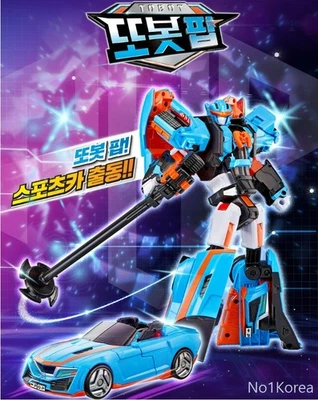 US Tariff Inluded] Tobot POP Convertible Sports Car Transformer Robot Figure Toy - Image 1 of 4