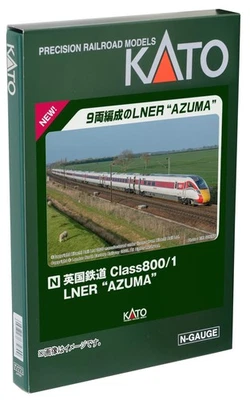 KATO N Gauge British Railways Class800/1 LNER AZUMA 9car Set 10-1675 Model Train - image 1 of 2