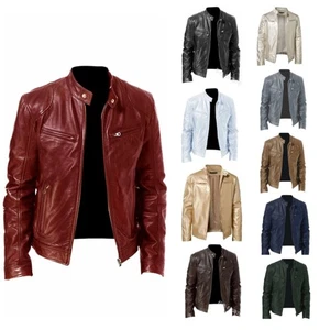 Chaqueta Hombre Hombre Cuello Stand-up Chaqueta - Imagen 1 de 35