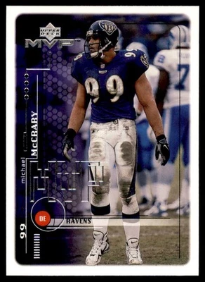 1999 Upper Deck MVP #19 Michael McCrary Ravens - Image 1 of 2