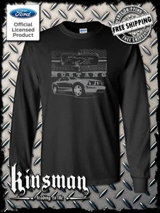 Ford Mustang mit Wabengrill Langarm T-Shirt - Shelby Cobra GT500 - Bild 1 von 3