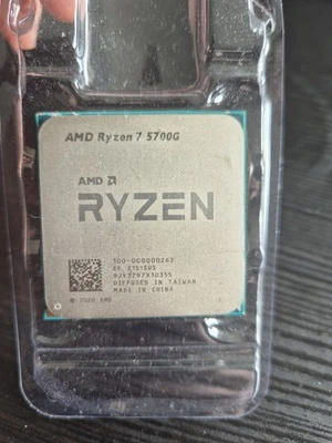 MEM A ONLY - Ryzen 7 5700G 8 Core AM4 CPU. - Image 1 of 3