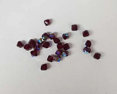 144x SWAROVSKI 5328 CRYSTAL AB 4mm BICONE XILION BEAD - Image 1 of 4