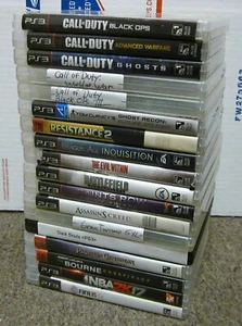 18 PS3 Playstation 3 Games Dark Souls Evil Within Black Ops Lot Resistance E5 - Picture 1 of 1