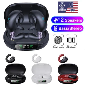 TWS Bluetooth Earbuds Headset 5.3 Wireless Noise Cancelling Wiht Charging Case - Picture 1 of 17