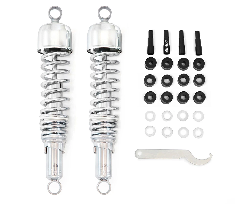 本田 GL1200 双弹簧镀铬减震器 - 365 毫米 14 3/8 - GL1200 金翼 — 第 1/1 张图片