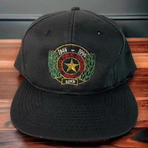 Gorra negra vintage de la Asociación de Empleados Públicos de Texas bordada con cierre a presión - Imagen 1 de 13