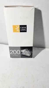 NEW Case Logic 25 Pro Sleeves 2 Sided STORAGE FOR 200 CD DVD Ring Binder Wallet - Picture 1 of 1