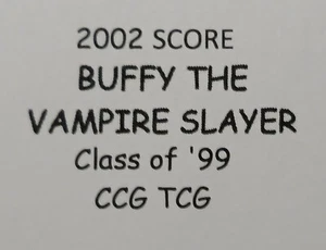 Buffy Vampire Slayer CCG TCG CLASS O '99 Oz Uhr 218 (FESTE FOLIE) - Bild 1 von 4