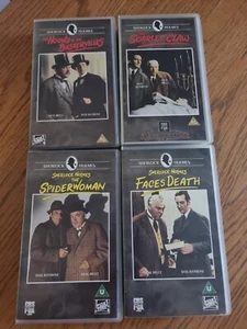 Sherlock holmes Hound Of The Baskervilles & 3 More VHS 1943 1971 CBS FOX - Picture 1 of 15