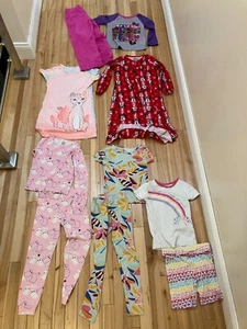 GIrls Pajama Sets sz 6 - 6 sets - Picture 1 of 4