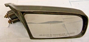 1985-1991 GRAND AM,1987-1989 SKYLARK MIRROR PASS. SIDE MANUAL,BLACK PLASTIC // - Picture 1 of 5