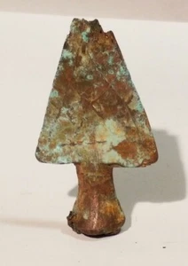 Calzacarte antico Butte Montana punta di freccia in rame Anaconda Mining Co. - Foto 1 di 8