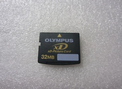 Olympus xD-Picture Card 32Mb Camera Photo Memory Card MXD32P3 Working Tested - Image 1 of 2