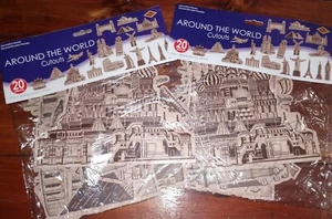 Around The World Ausschnitte 2 Stück. - Bild 1 von 3