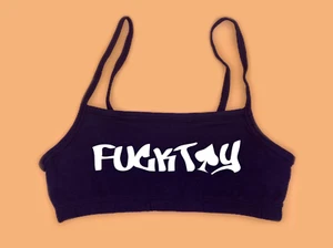 Fktoy Spade Bralette Queen of Spades Shirt QOS Hotwife BBC Only Lingerie - Picture 1 of 9