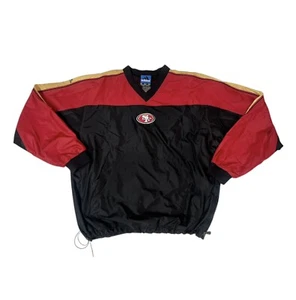 Vintage Adidas TEAM San Francisco 49ers Pullover Windbreaker Mens Large - Picture 1 of 5
