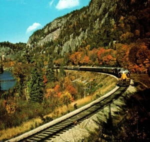Algoma Central Tour Zug Eisenbahn Eisenbahn Sault Ste Marie ON Vintage Postkarte - Bild 1 von 4