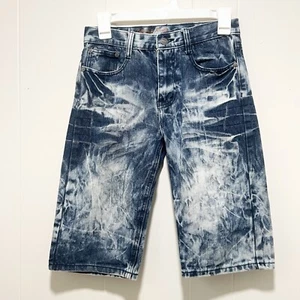 DENIM AND RIVETS Boys Distressed Blue Jean Shorts Size 16 - Picture 1 of 9