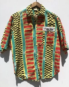 JAMS original Surfline Short Sleeve  shirt VINTAGE 1980's  Size M - 100% Cotton - Picture 1 of 18
