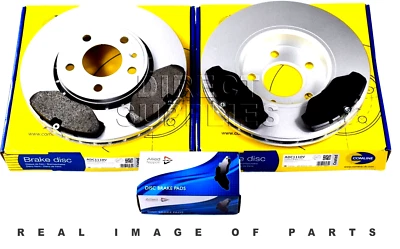 FRONT BRAKE  DISCS AND PADS FIT VAUXHALL COMLINE ADB01127 ADC1110V - Image 1 of 2