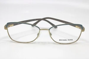 Michael Kors MK7005 GRACE BAY 1046 TEAL AND GOLD Eyeglasses New Authentic 54 - Picture 1 of 7