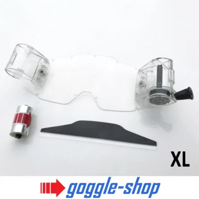 GOGGLE-SHOP XL (36MM) ROLL-OFF SYSTEM GSVS to fit GEN2 100% MOTOCROSS MX GOGGLES