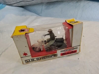 Motocicleta británica años 60 Sheriff de Estados Unidos Harley-Davidson 9692 como nueva y en caja Foto 1 de 4