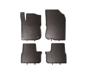 PEUGEOT 2008 2013 2014 2015 2016 2017- BLACK VD957 CAR MATS RUBBER - Picture 1 of 6