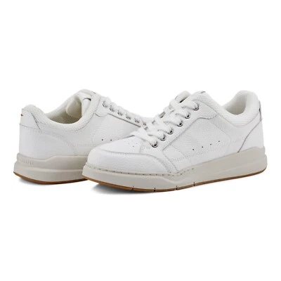 Easy Spirit Dilli Womens Pickleball White Leather Sneakers - Image 1 of 4