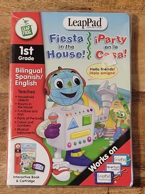 LeapPad 1st Grade Bilingual English Spanish Fiesta in the House - Image 1 of 4